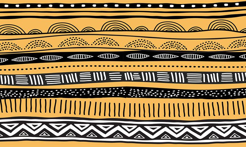 Traditional African pattern