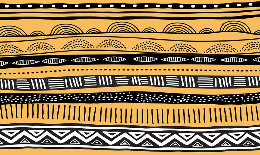 Traditional African pattern