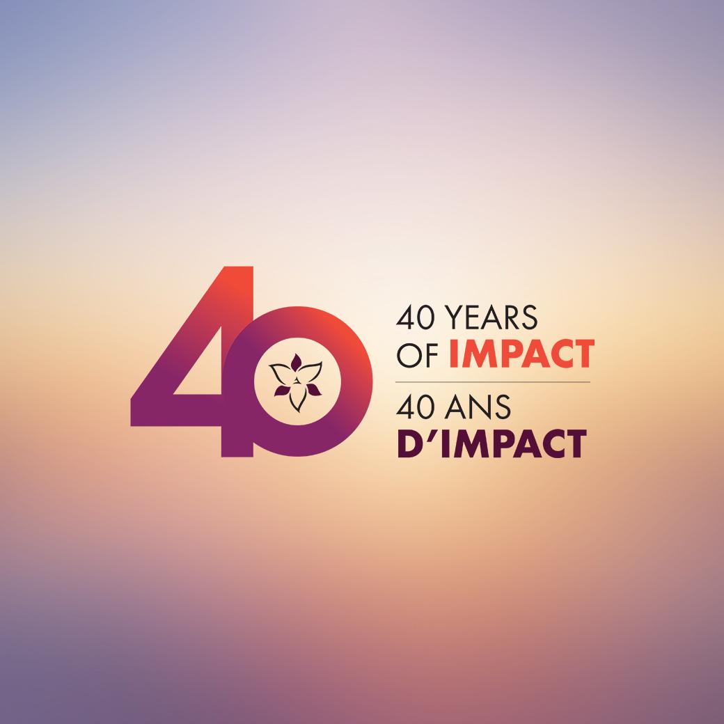 Logo de la FTO et logo de 40 ans d’impact