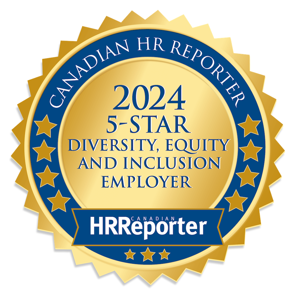 Canadian HR Reporter: 2024 5-Star Diversity, Equity and Inclusion Employer.